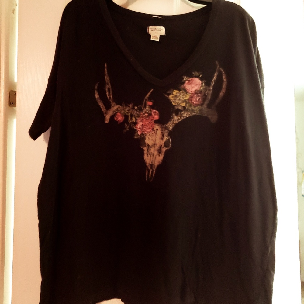 Denim & Supply Printed Tee Top